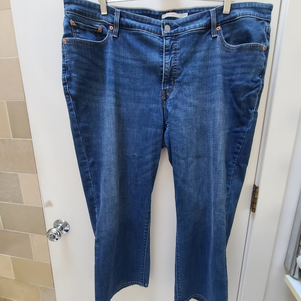 Women's Levi's Boyfriend Plus 22 Blue Jeans